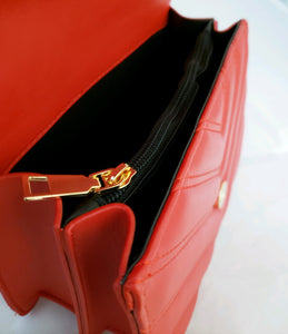 PU leather crossbody bag - H012