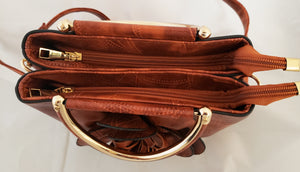 PU leather crossbody bag - H010