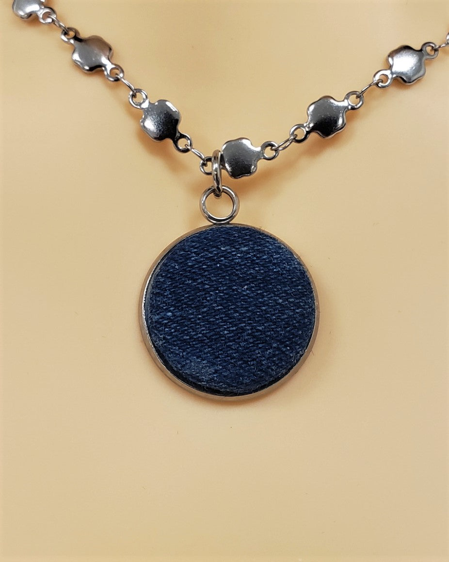 Denim necklace - SN103