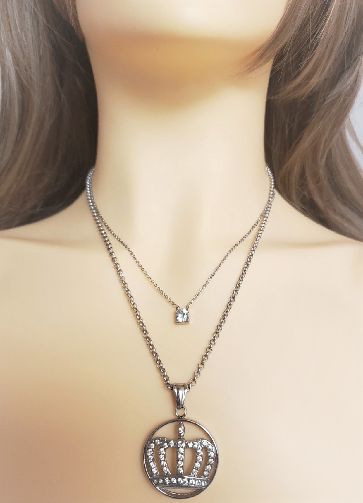 Short double necklace - SN091