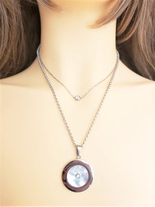 Short double necklace - SN096